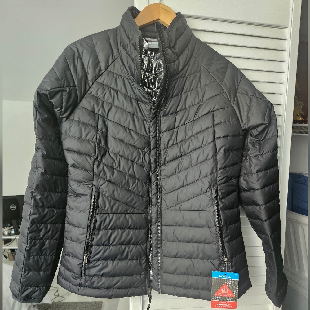 Womens Black Quilted Jacket